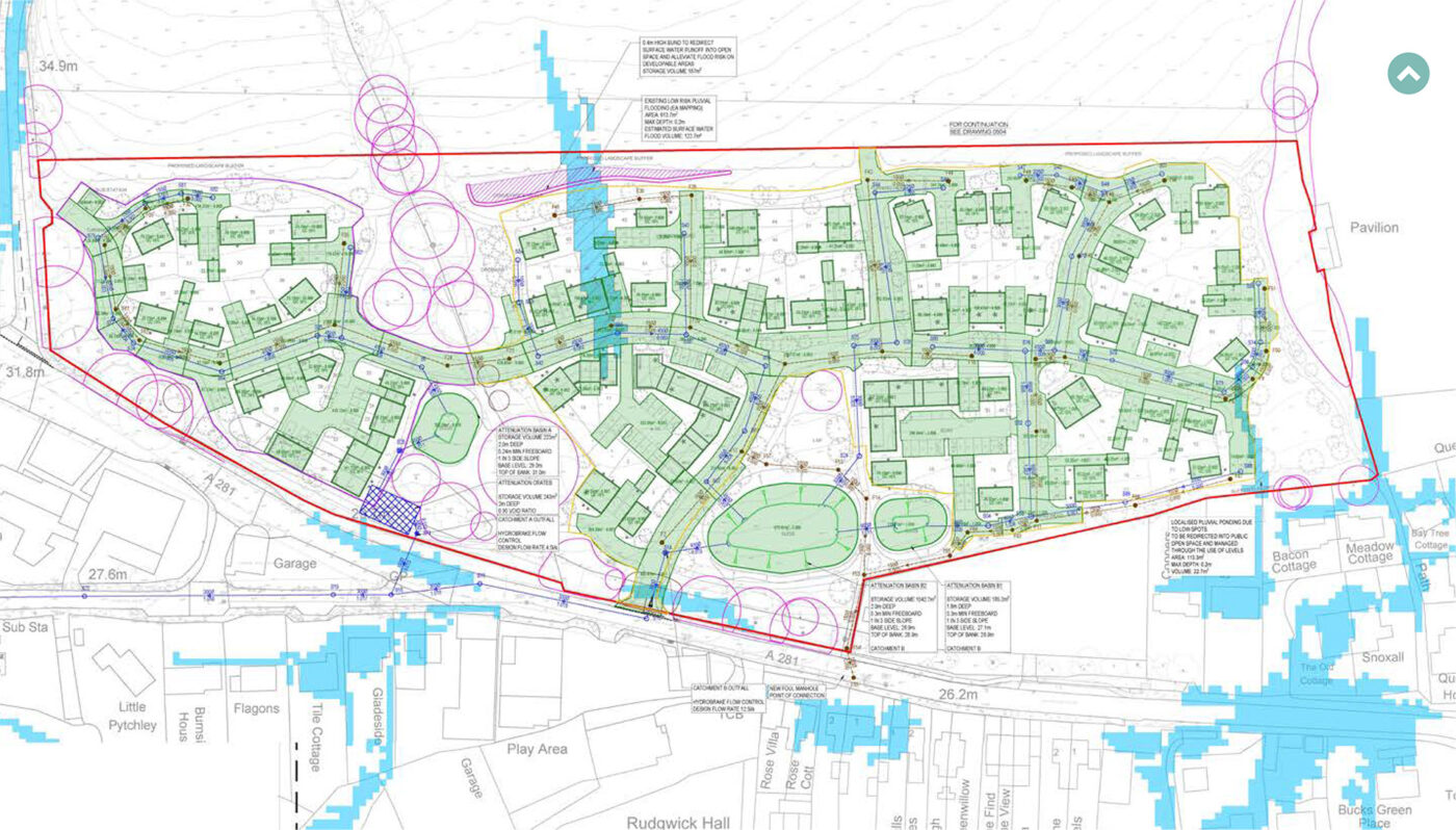 Proposed Drainage Strategy Plan